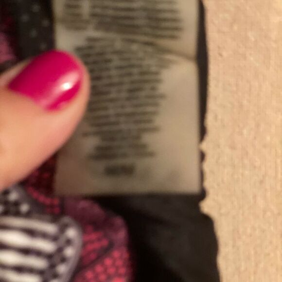 *Nanette Lepore* Workout Top Sz M Pink BlkLace - Picture 6 of 7